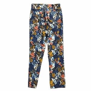 J. McLaughlin Floral Print Pants - Blue, Orange, White- Size 8